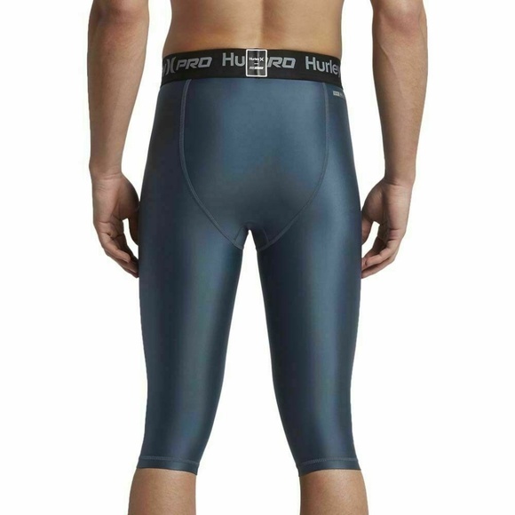 Hurley‎ Pro 23” Compression Surf Tights Shorts Mens Size S 50+ UPF 2 Pack - Picture 5 of 6